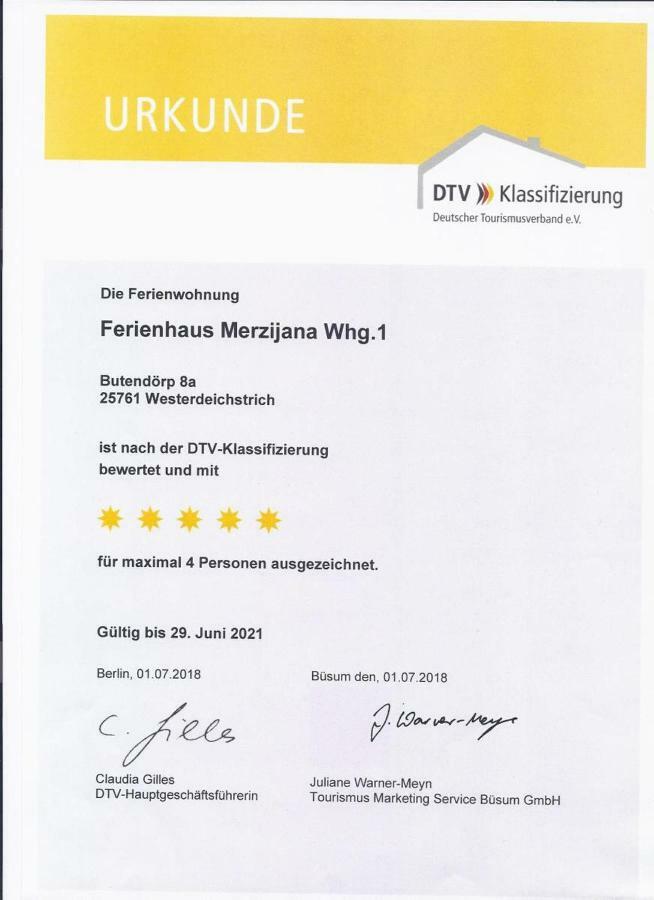 Ferienhaus Merzijana Büsum Εξωτερικό φωτογραφία